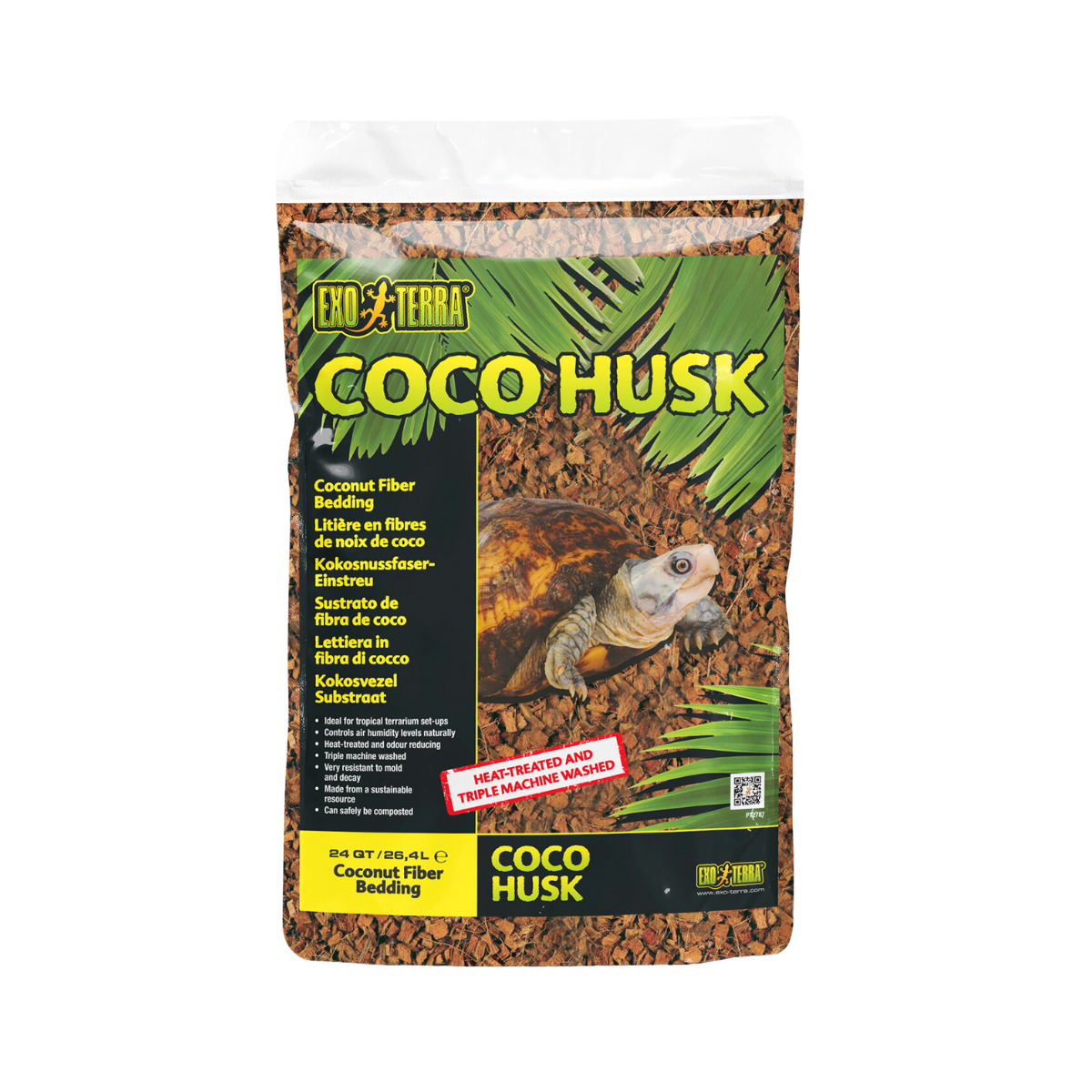 Exo Terra Dual Bamboo & Coco Husk Substrate - Reptiles from Lincs Exo Terra Dual Bamboo & Coco Husk Substrate - Reptiles from Lincs