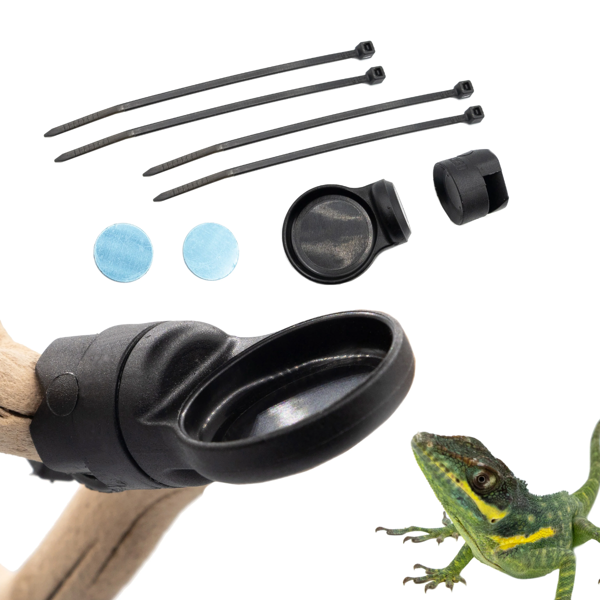 Pangea MicroDish Branch Mount Kit Gecko Feeding Dish 1
