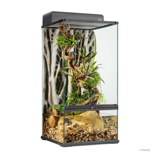 Exo Terra Natural Glass Terrarium Small Extra Tall 18x18x36"