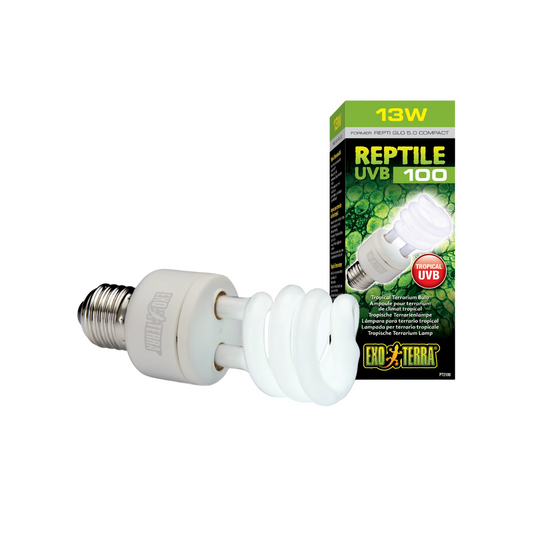 Exo Terra 13w Reptile UVB 100 Bulb Tropical UVB