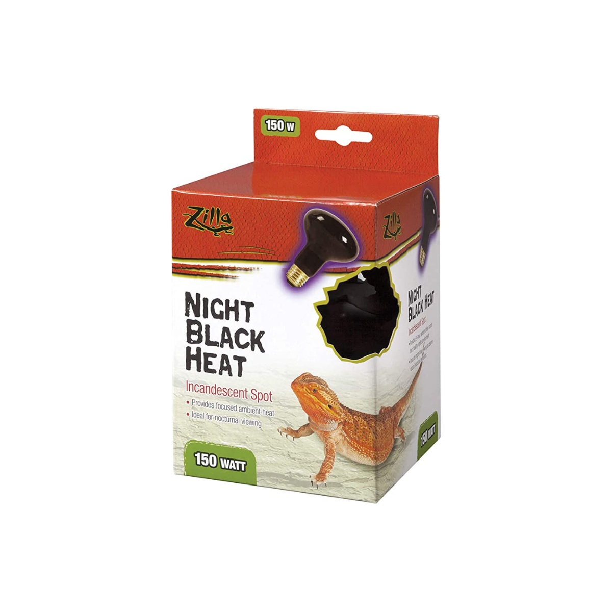 Zilla Night Back Heat Incandescent Spot Bulb 150w