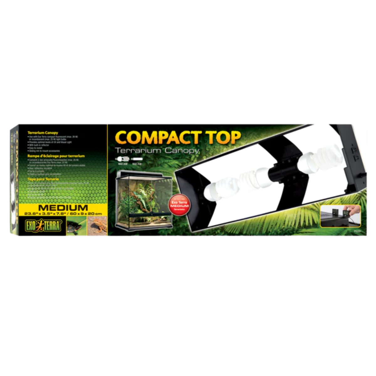 Python Refuse With Canopy Exo Terra Compact Top Terrarium Canopy | Local Delivery & Pick-up NJ ...