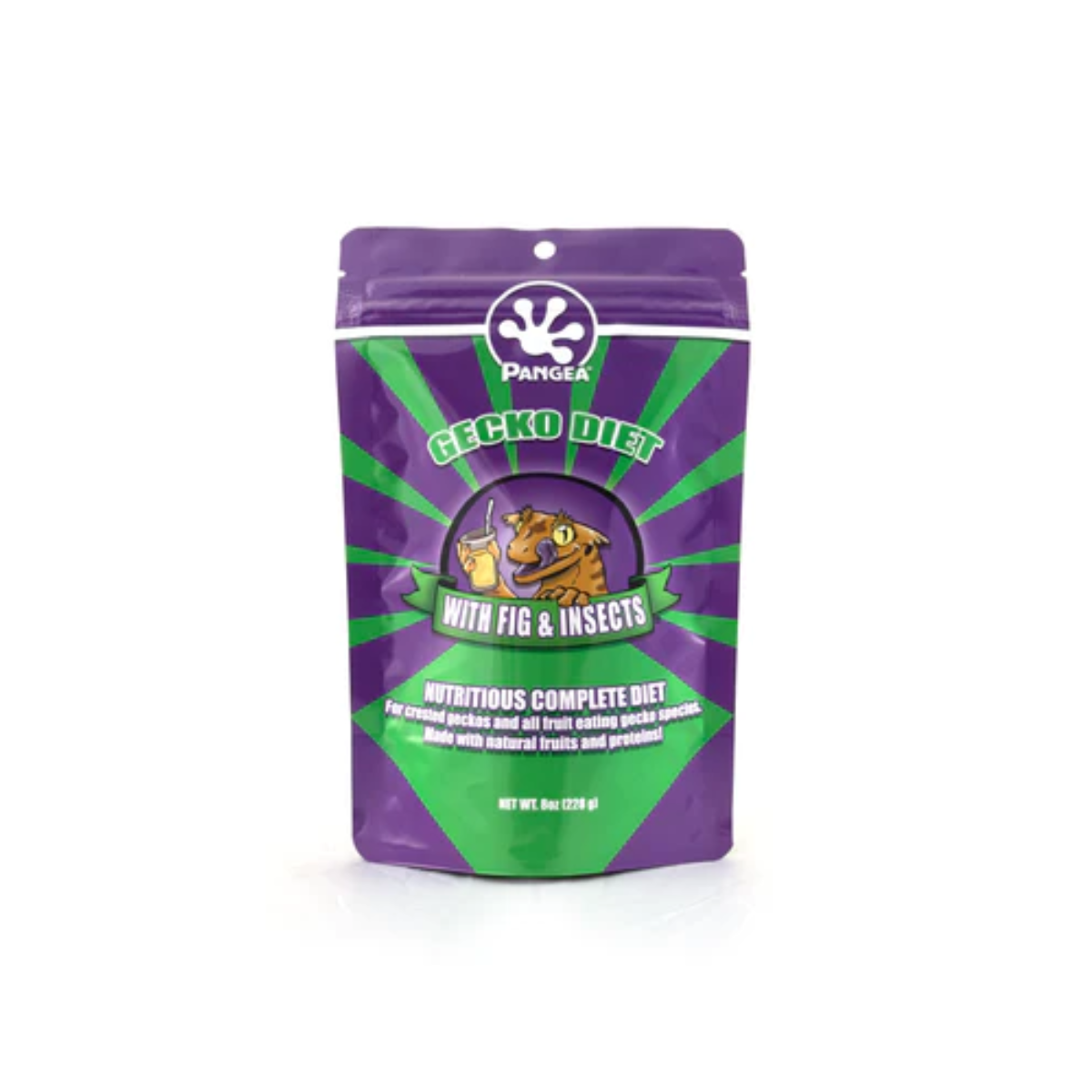 Pangea Gecko Diet With Fig & Insects Nutritious Complete Diet 8oz